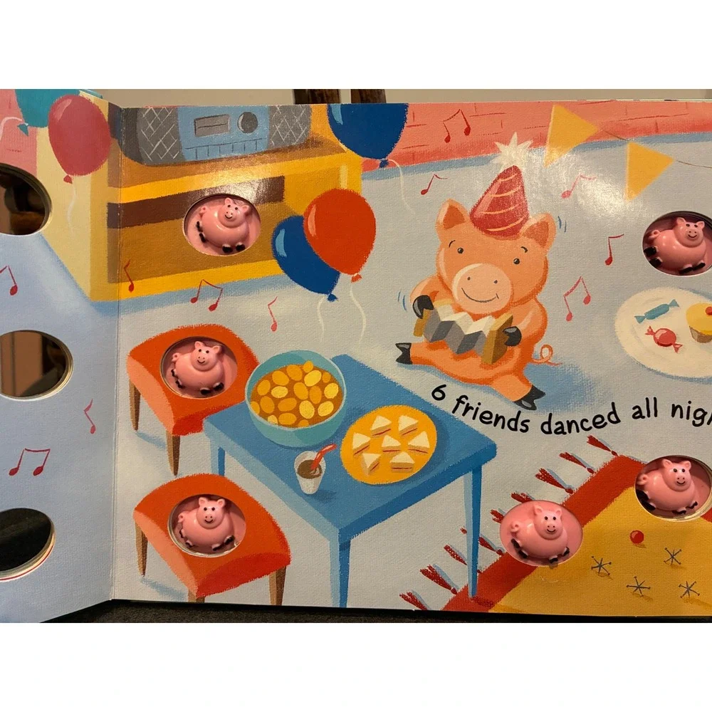 This Little Piggy Teresa Imperato Interactive Squishy Pigs Counting Board Book